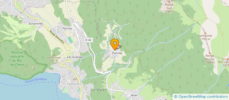 localisation de l'entreprise MONSIEUR CORENTIN ROUILLON  TALLOIRES-MONTMIN