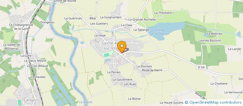 localisation de l'entreprise MONSIEUR CORENTIN RUANLT  SAINTE-ANNE-SUR-VILAINE