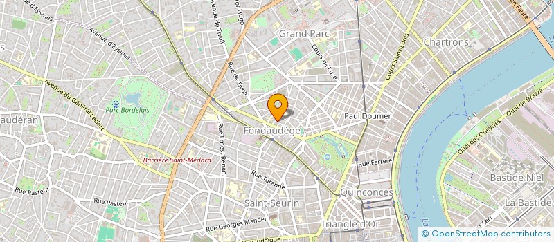 localisation de l'entreprise MONSIEUR CORENTIN SAINT MICHEL  BORDEAUX