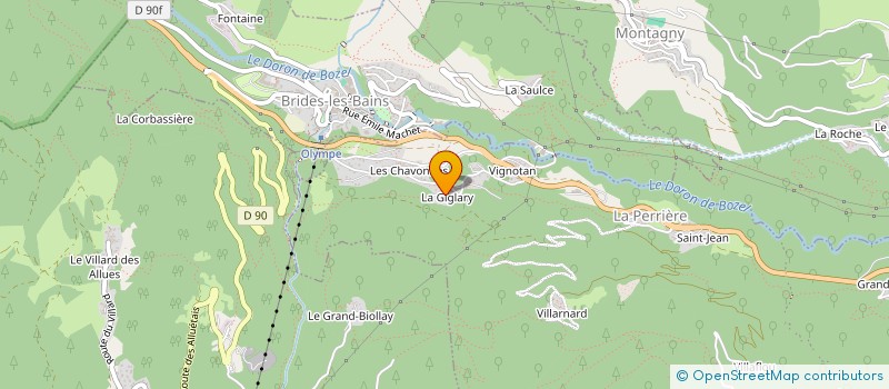 localisation de l'entreprise MONSIEUR CORENTIN SALLE à COURCHEVEL