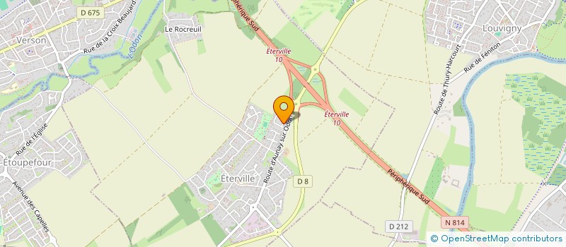 localisation de l'entreprise MONSIEUR CORENTIN SASSIER  ETERVILLE