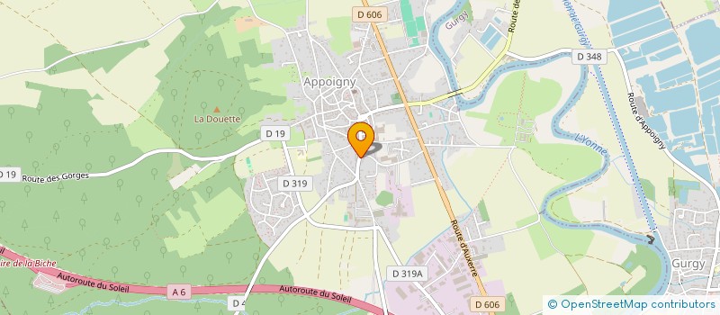 localisation de l'entreprise MONSIEUR CORENTIN SCHIED  APPOIGNY