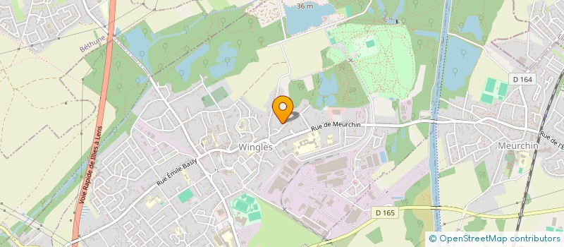 localisation de l'entreprise MONSIEUR CORENTIN SMUERZINSKI  WINGLES