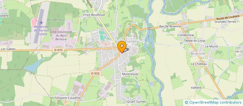 localisation de l'entreprise MONSIEUR CORENTIN SONDAZ  CUISERY