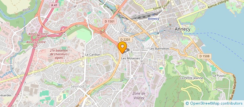 localisation de l'entreprise MONSIEUR CORENTIN SPINAR à ANNECY