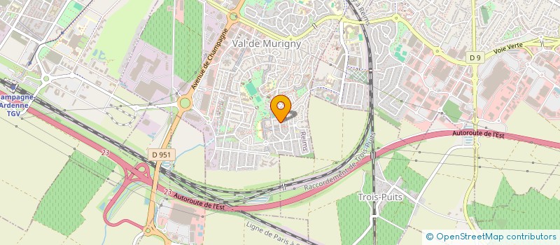 localisation de l'entreprise MONSIEUR CORENTIN SPORTIELLO  REIMS