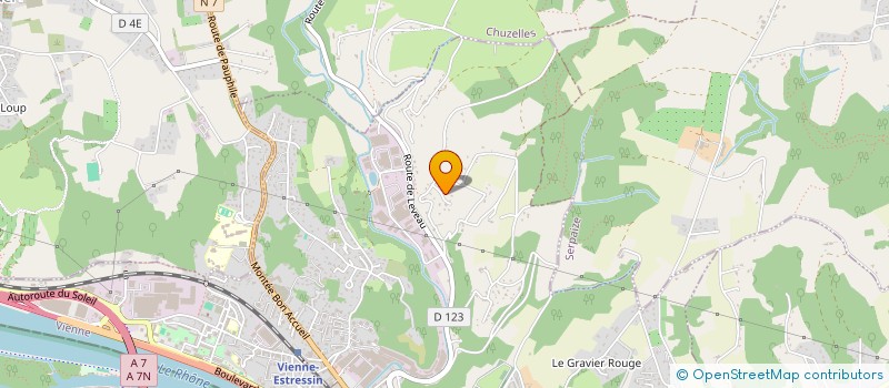 localisation de l'entreprise MONSIEUR CORENTIN STADLER à VIENNE