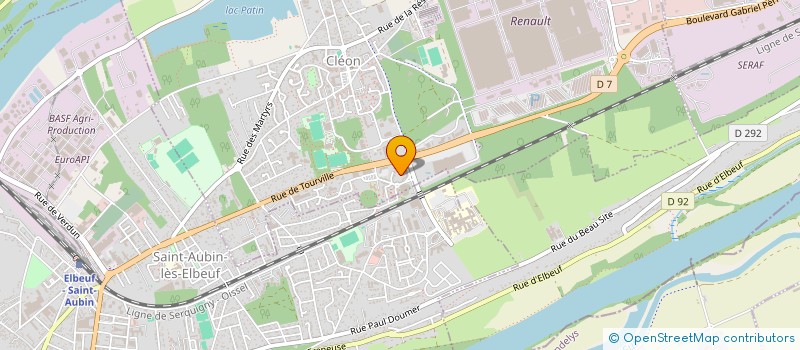 localisation de l'entreprise MONSIEUR CORENTIN STER  CLEON