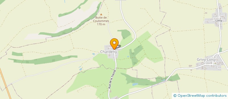 localisation de l'entreprise MONSIEUR CORENTIN SUQUET  CHARDENY