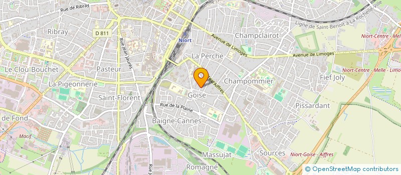 localisation de l'entreprise MONSIEUR CORENTIN SYLVESTRE  NIORT