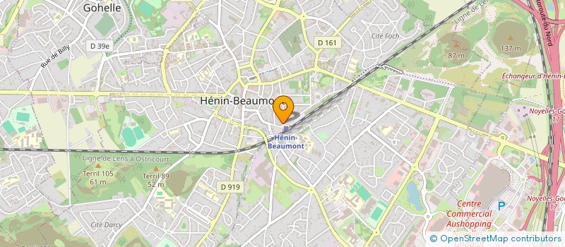 localisation de l'entreprise MONSIEUR CORENTIN SZCZESNY à HENIN-BEAUMONT