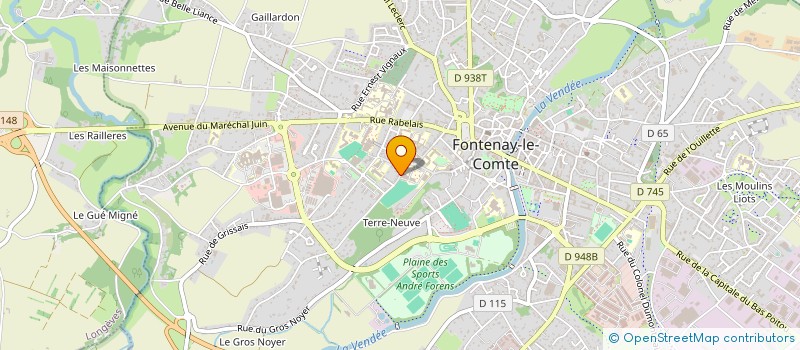 localisation de l'entreprise MONSIEUR CORENTIN TAGGUEB à FONTENAY LE COMTE