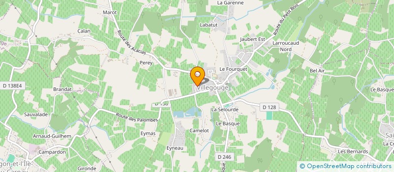 localisation de l'entreprise MONSIEUR CORENTIN TANGUY  VILLEGOUGE