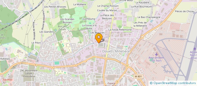 localisation de l'entreprise MONSIEUR CORENTIN TARDIF  TOURS