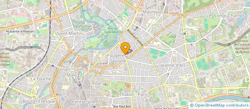 localisation de l'entreprise MONSIEUR CORENTIN THOMAS  RENNES