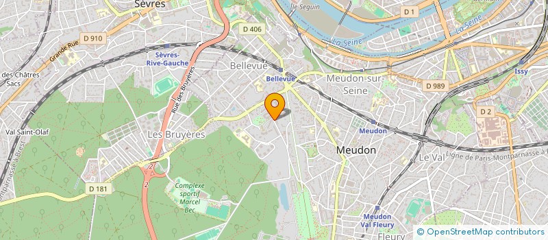localisation de l'entreprise MONSIEUR CORENTIN TRAVERS à MEUDON