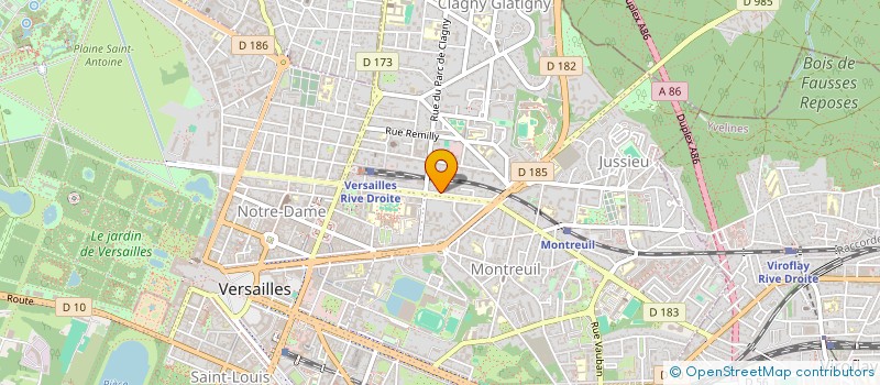 localisation de l'entreprise MONSIEUR CORENTIN TREHIN à VERSAILLES
