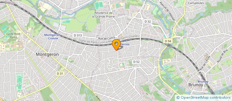 localisation de l'entreprise MONSIEUR CORENTIN TUJAGUE  YERRES