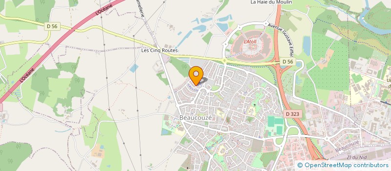 localisation de l'entreprise MONSIEUR CORENTIN TURMEAU à BEAUCOUZE