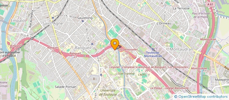 localisation de l'entreprise MONSIEUR CORENTIN VAILLANT  TOULOUSE