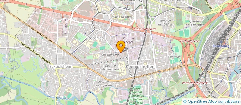 localisation de l'entreprise MONSIEUR CORENTIN VALENTE à STRASBOURG