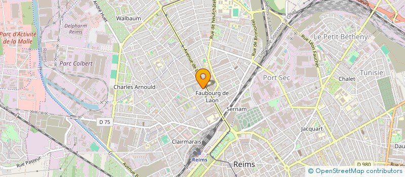 localisation de l'entreprise MONSIEUR CORENTIN VALENTE  REIMS