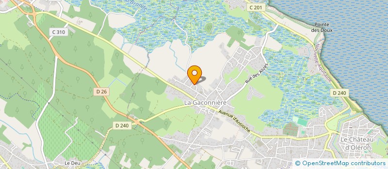 localisation de l'entreprise MONSIEUR CORENTIN VALLORY  LE CHATEAU-D'OLERON