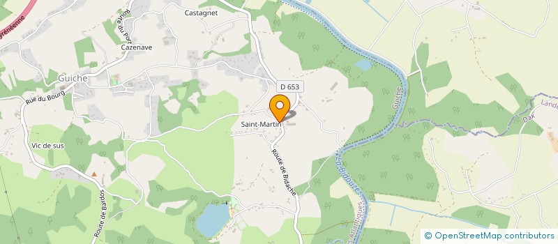 localisation de l'entreprise MONSIEUR CORENTIN VANBERTEN  GUICHE