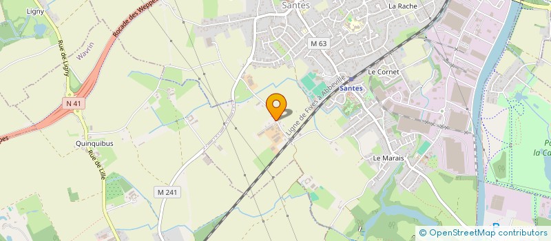 localisation de l'entreprise MONSIEUR CORENTIN VANYPER à LILLE