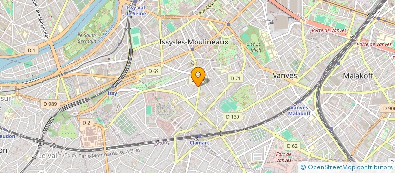 localisation de l'entreprise MONSIEUR CORENTIN VERNIOLLE à ISSY-LES-MOULINEAUX