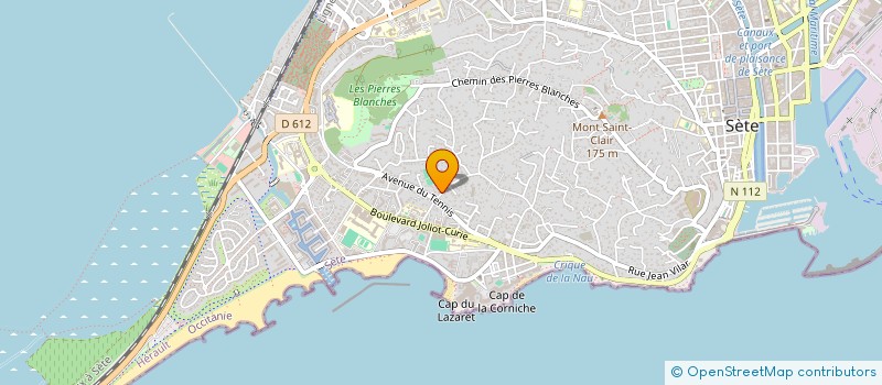 localisation de l'entreprise MONSIEUR CORENTIN VICENTE à SETE