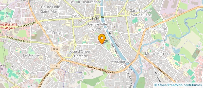 localisation de l'entreprise MONSIEUR CORENTIN VISSE à LAVAL