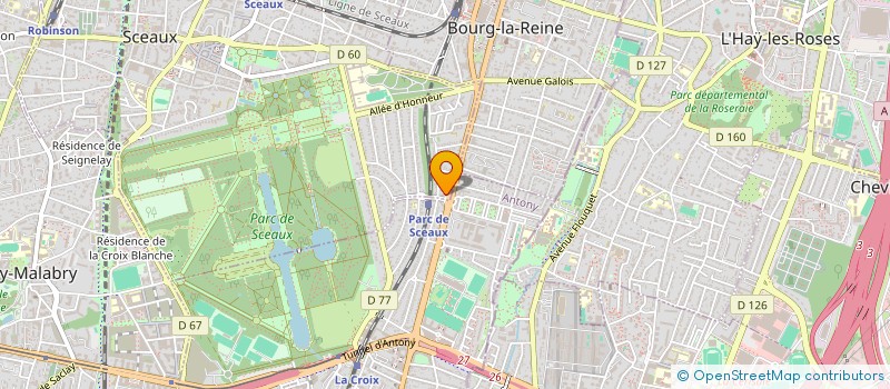 localisation de l'entreprise MONSIEUR CORENTIN VITRY à SCEAUX