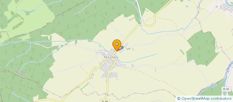 localisation de l'entreprise MONSIEUR CORENTIN WEBER  MAZELEY