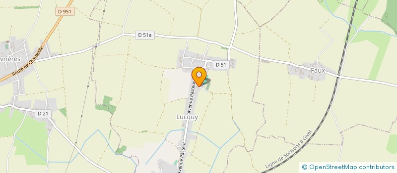 localisation de l'entreprise MONSIEUR CORENTIN WILMART  LUCQUY