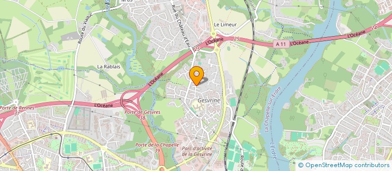 localisation de l'entreprise MONSIEUR CORENTIN ZAMBON  LA CHAPELLE-SUR-ERDRE