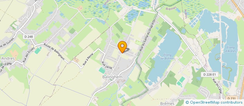 localisation de l'entreprise MONSIEUR CORENTN MANIER  BALINGHEM