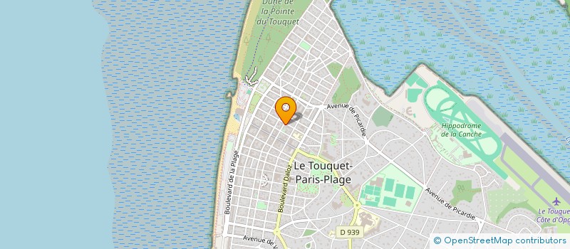 localisation de l'entreprise MONSIEUR CORINNE BONVOISIN  LE TOUQUET-PARIS-PLAGE