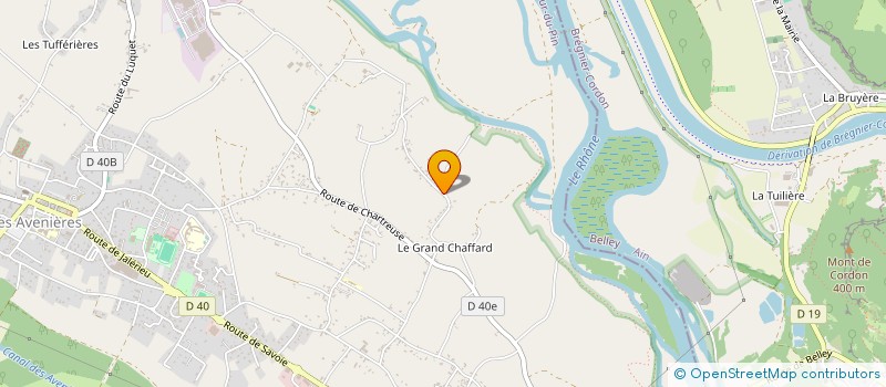 localisation de l'entreprise MONSIEUR CORINNE JOSSERAND  LES AVENIERES VEYRINS-THUELLIN