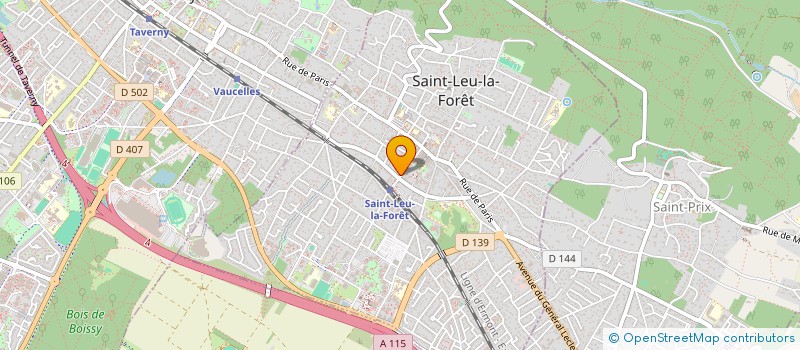 localisation de l'entreprise MONSIEUR CORINNE SUZANNE à SAINT-LEU-LA-FORET