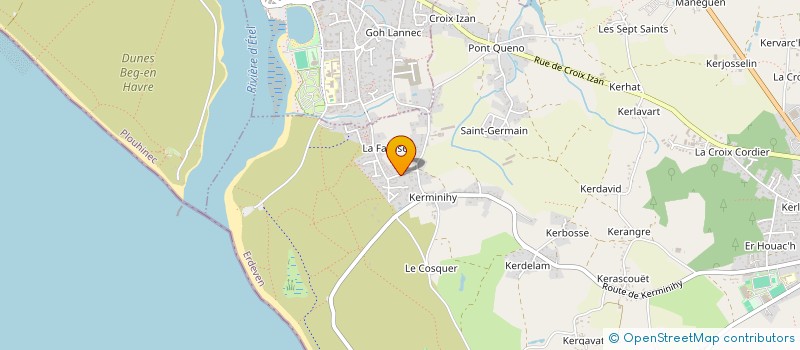 localisation de l'entreprise MONSIEUR CORINNE TISSOT  ERDEVEN