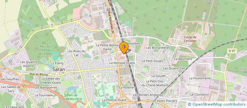 localisation de l'entreprise MONSIEUR CORNEILLE OCKOT-EDZOUA à SARAN