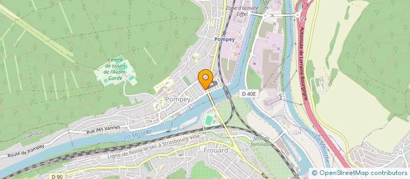 localisation de l'entreprise MONSIEUR CORNEL-CRISTIAN BAICU  POMPEY