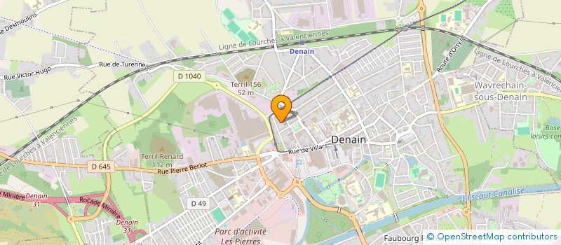 localisation de l'entreprise MONSIEUR CORNEL DUMITRU  DENAIN