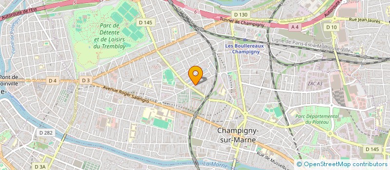 localisation de l'entreprise MONSIEUR CORNEL-GLIGORE IUGA à CHAMPIGNY-SUR-MARNE