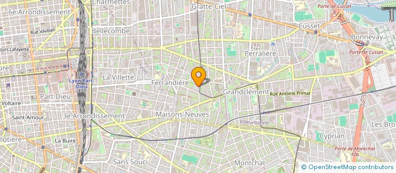 localisation de l'entreprise MONSIEUR CORNEL LUCACI  VILLEURBANNE