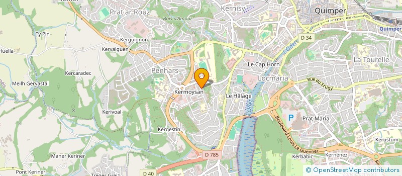 localisation de l'entreprise MONSIEUR CORNEL-NICOLAE DOBRIN à QUIMPER