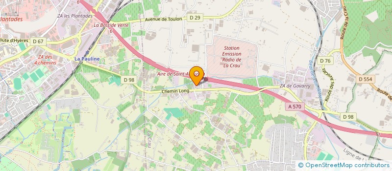 localisation de l'entreprise MONSIEUR CORNEL POPA  LA CRAU