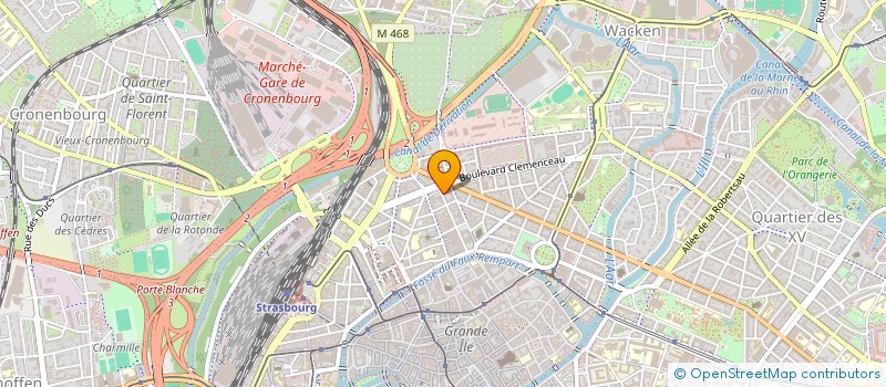 localisation de l'entreprise MONSIEUR CORNEL RIZA  PIERRE-PERCEE