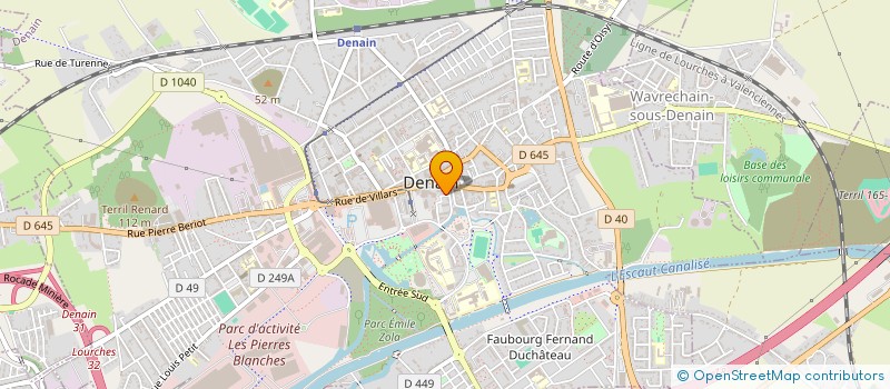 localisation de l'entreprise MONSIEUR CORNEL ZAHARIA  DENAIN